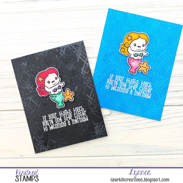 Distress Oxide Bleaching with Chubby Mermaid