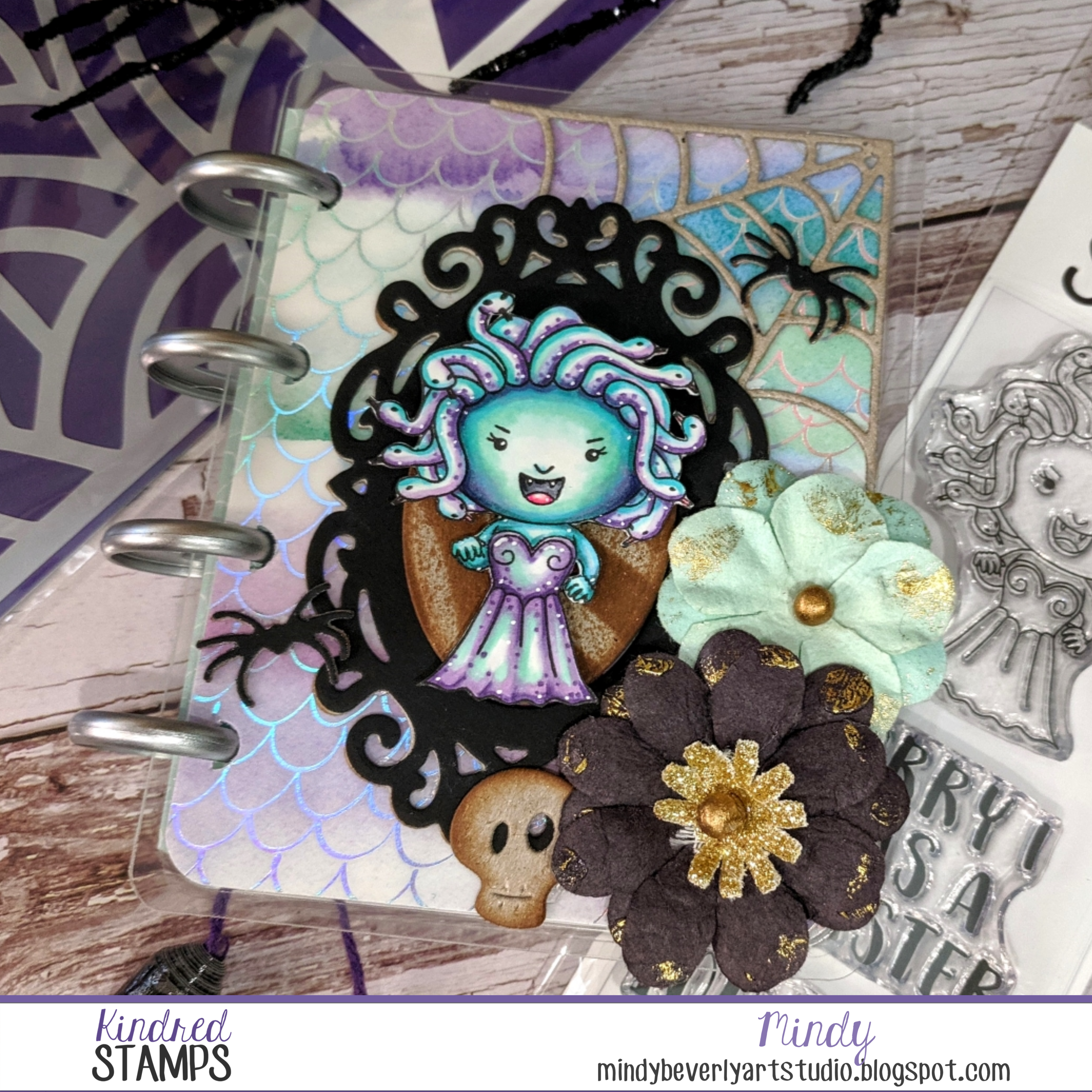 Medusa Mini Planner Notebook Tutorial - Kindred Stamps