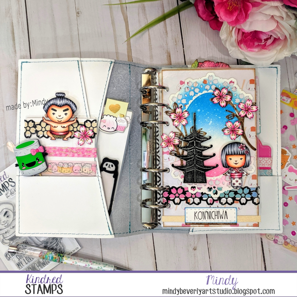 Travel to Japan Planner Dashboard and Washi Holder