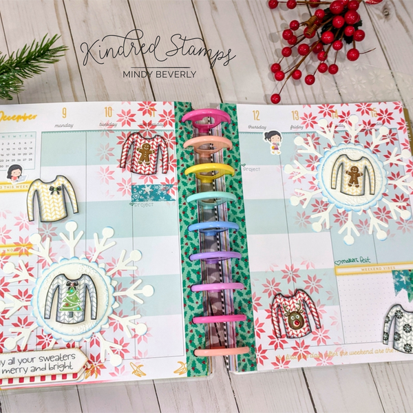 Ugly Christmas Sweater Planner Layout