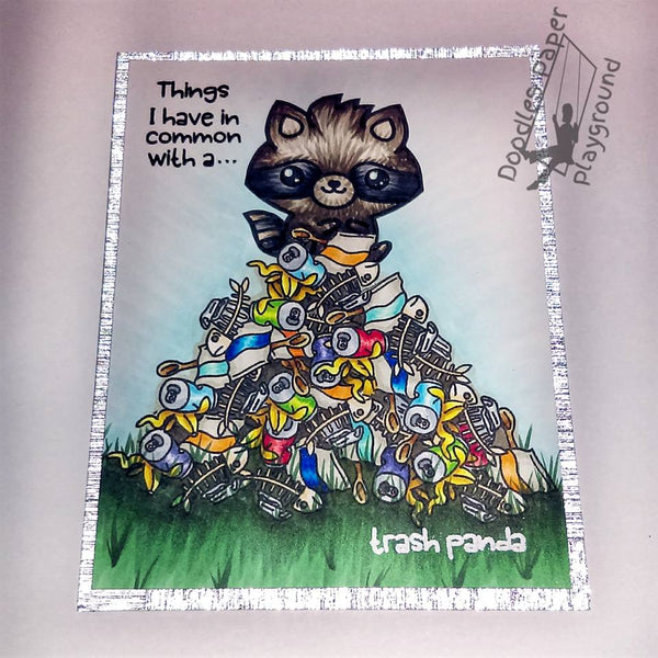 A Big Pile of Garbage & a Trash Panda