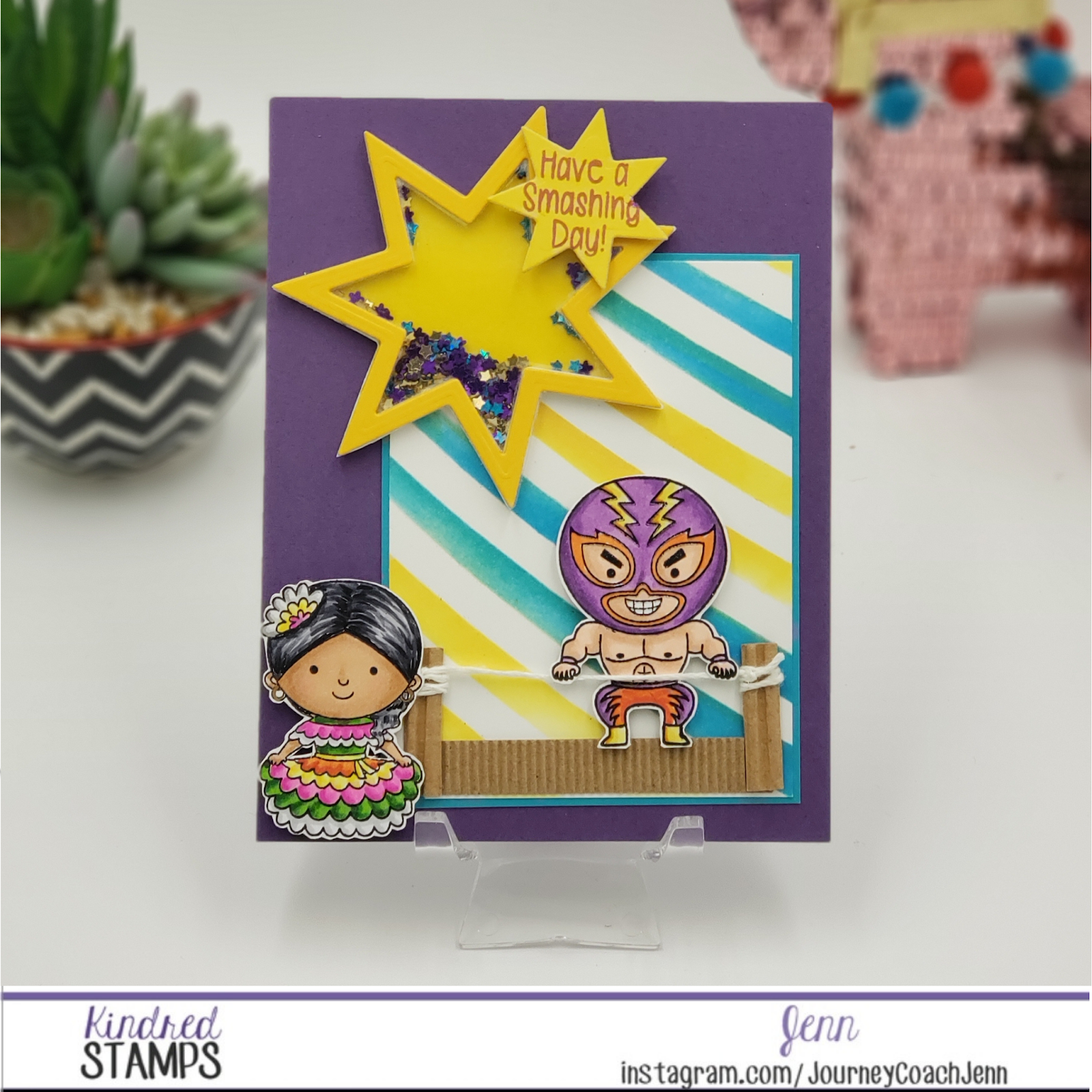 Travel the World - Travel to Mexico Shaker Card