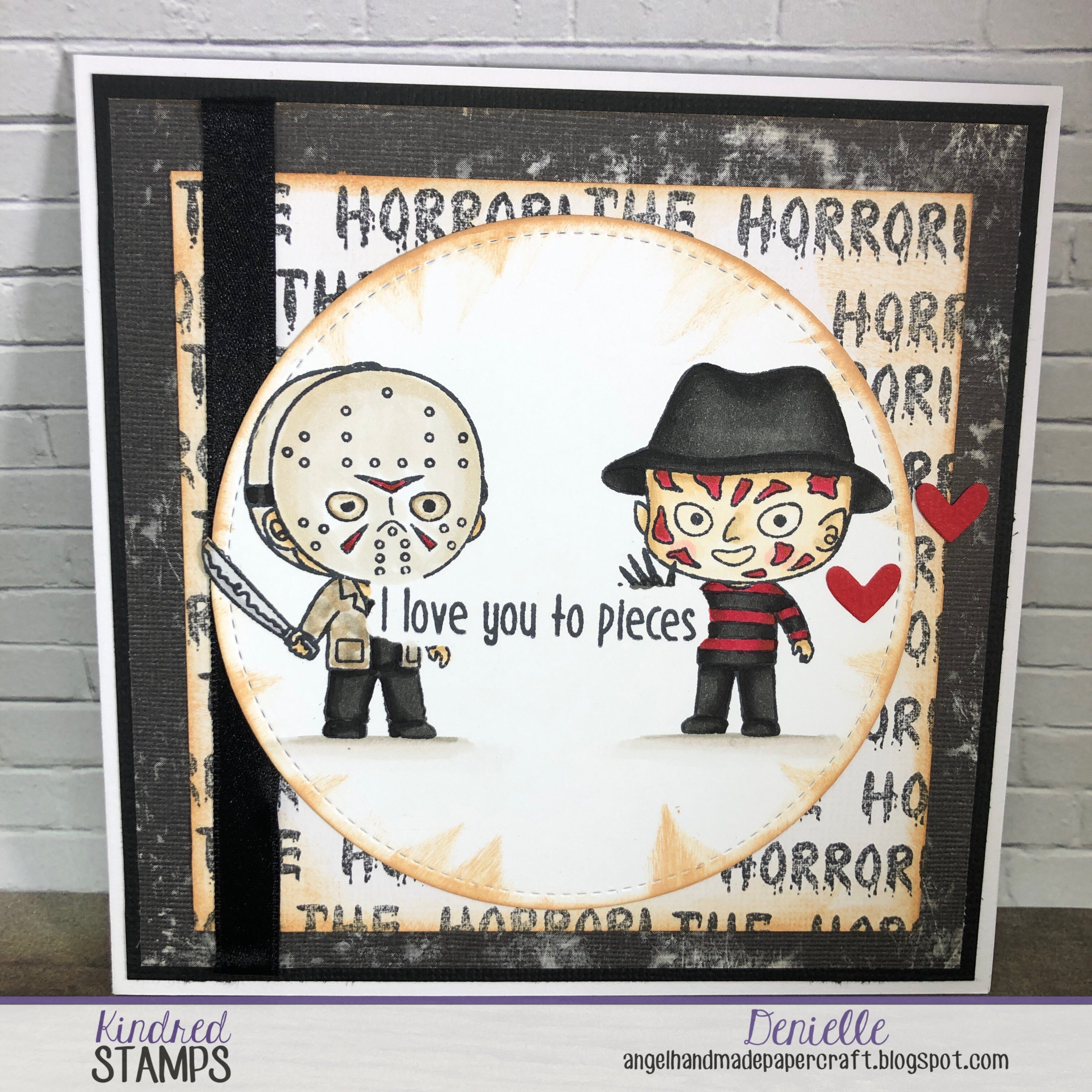 The Horror and creating your own background paper with VDT Deni