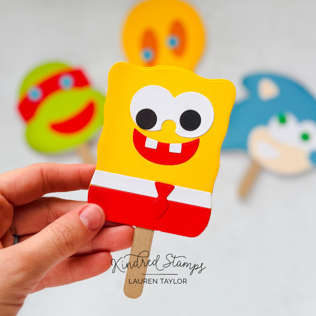 Cartoon Popsicle Craft Dies