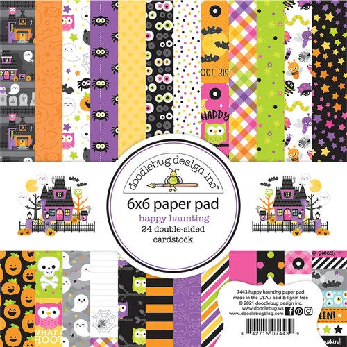 Doodlebug Happy Haunting 6x6 paper pack