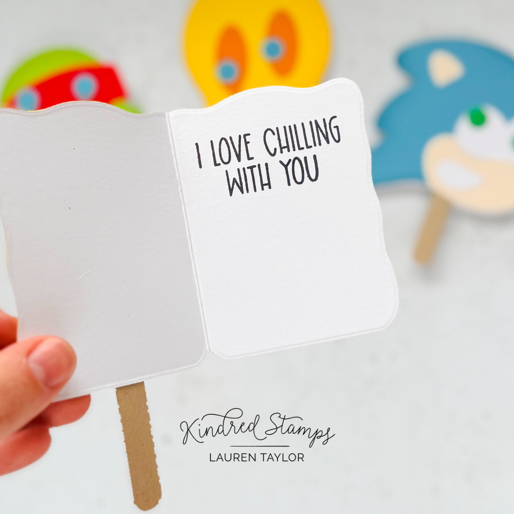 Cartoon Popsicle Craft Dies