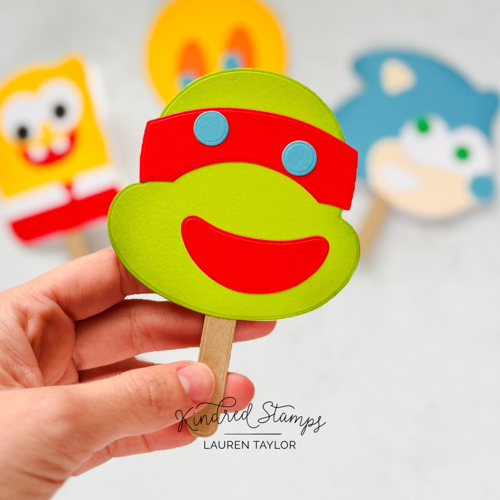 Cartoon Popsicle Craft Dies
