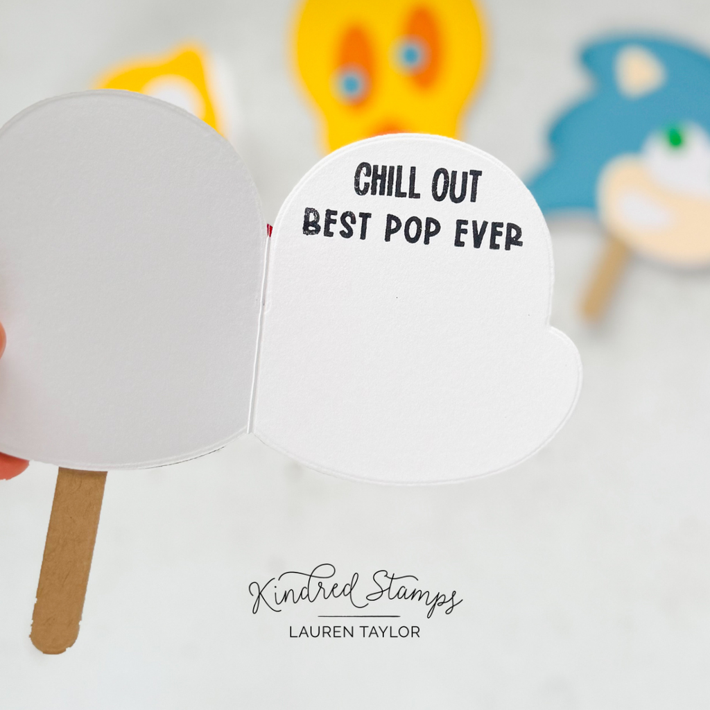 Cartoon Popsicle Craft Dies