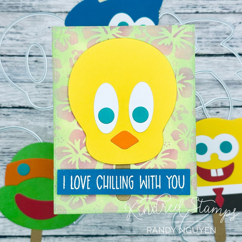 Cartoon Popsicle Craft Dies