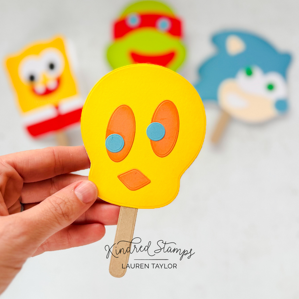 Cartoon Popsicle Craft Dies