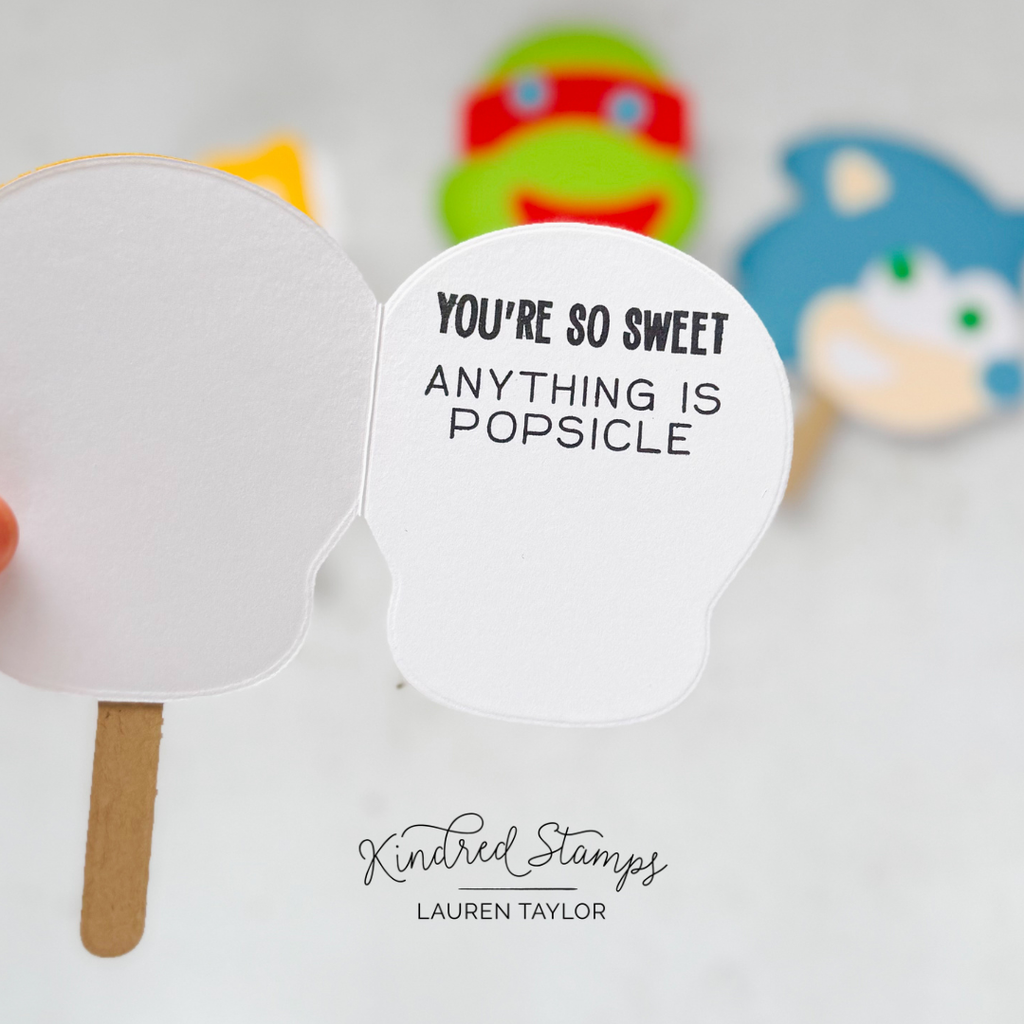 Cartoon Popsicle Craft Dies