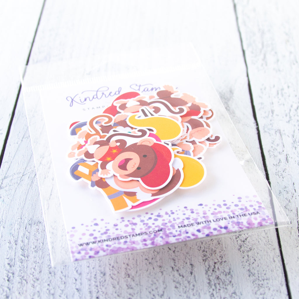 Barrels of Fun Die Cut Ephemera