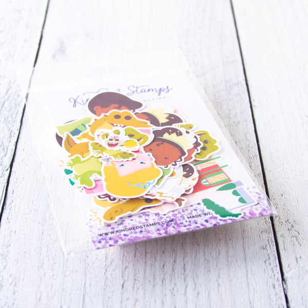 Mardi Gras Royalty Die Cut Ephemera