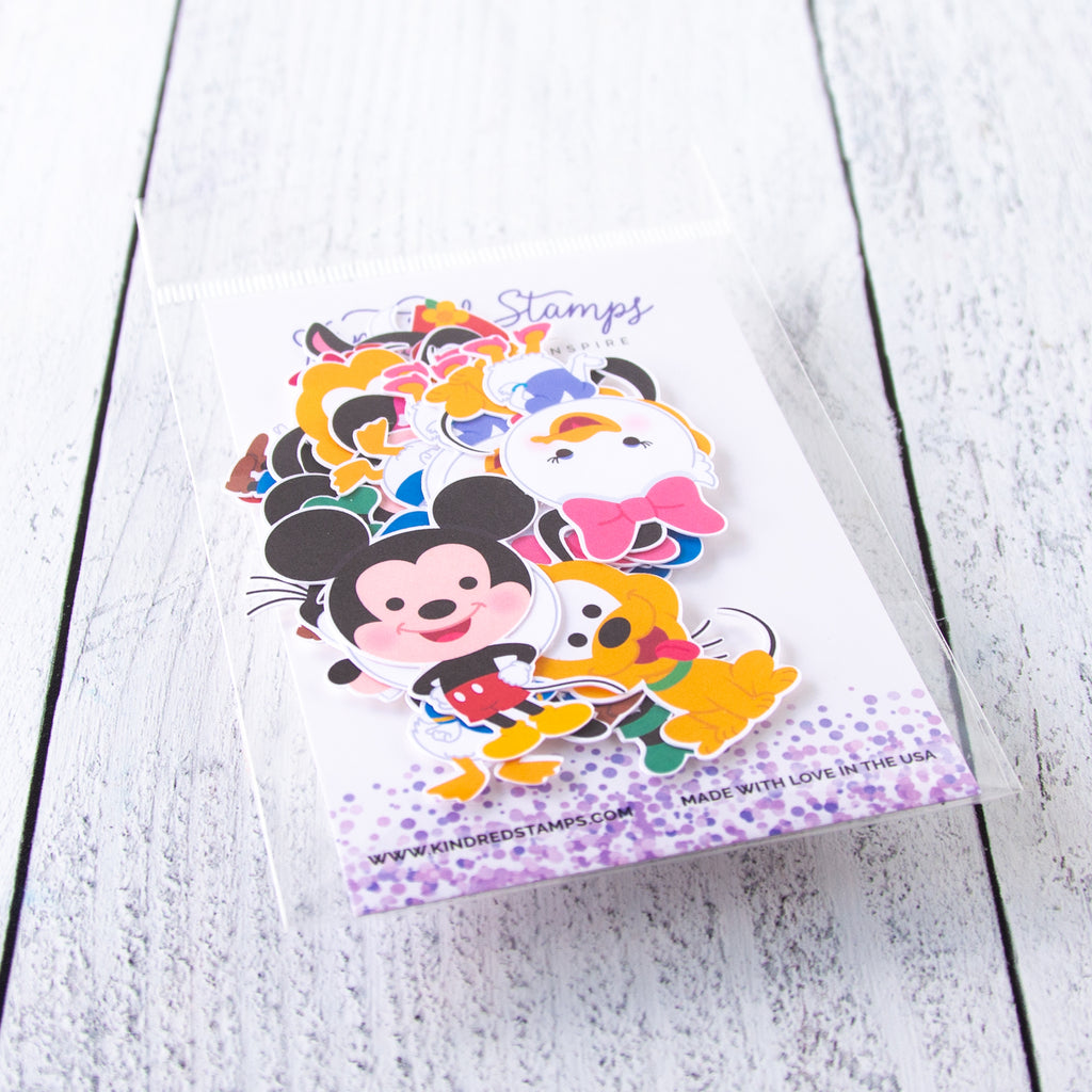 Fab Friends Colored Die Cut Ephemera