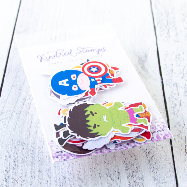 You're Super Colored Die Cut Ephemera