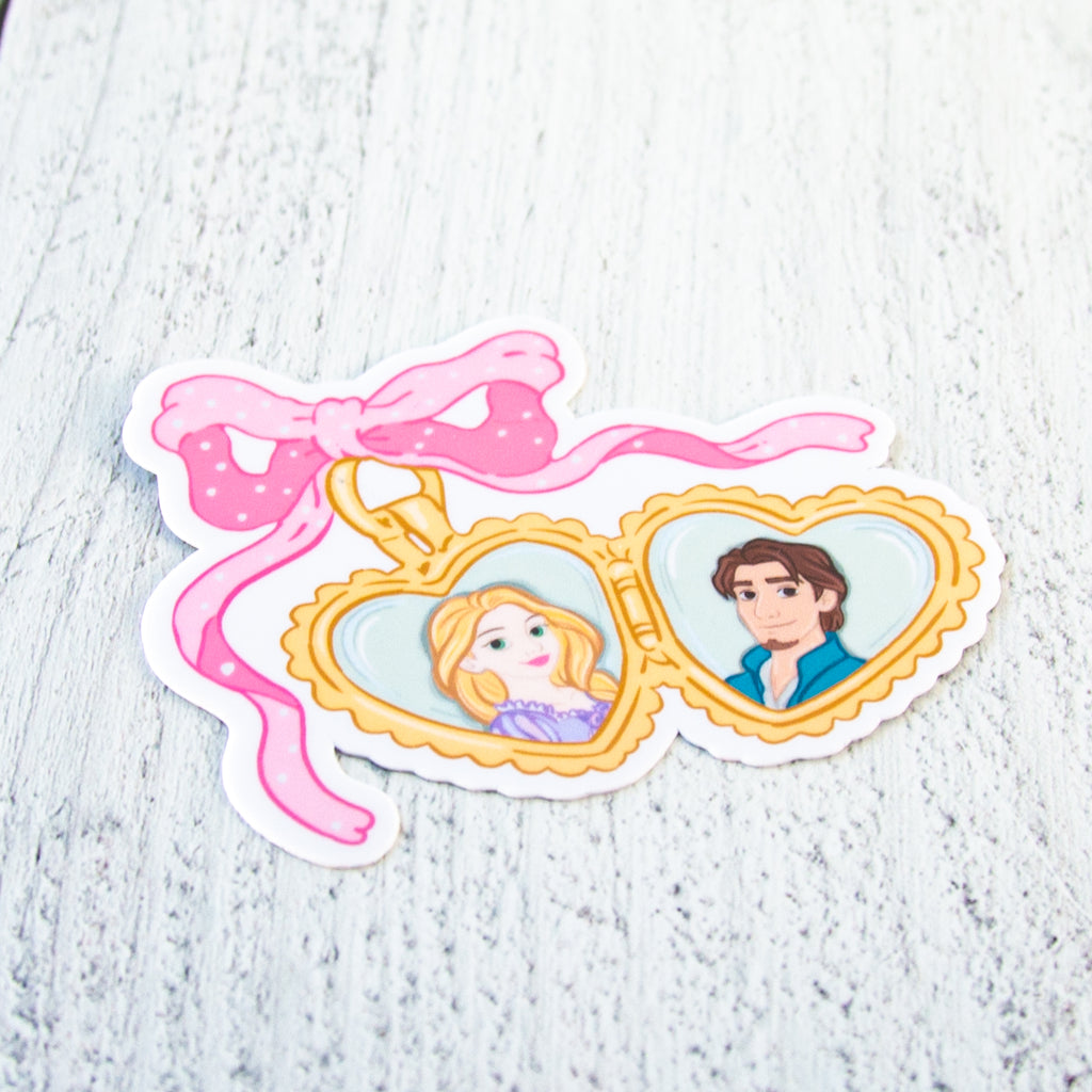 Lantern Couple Locket Decal