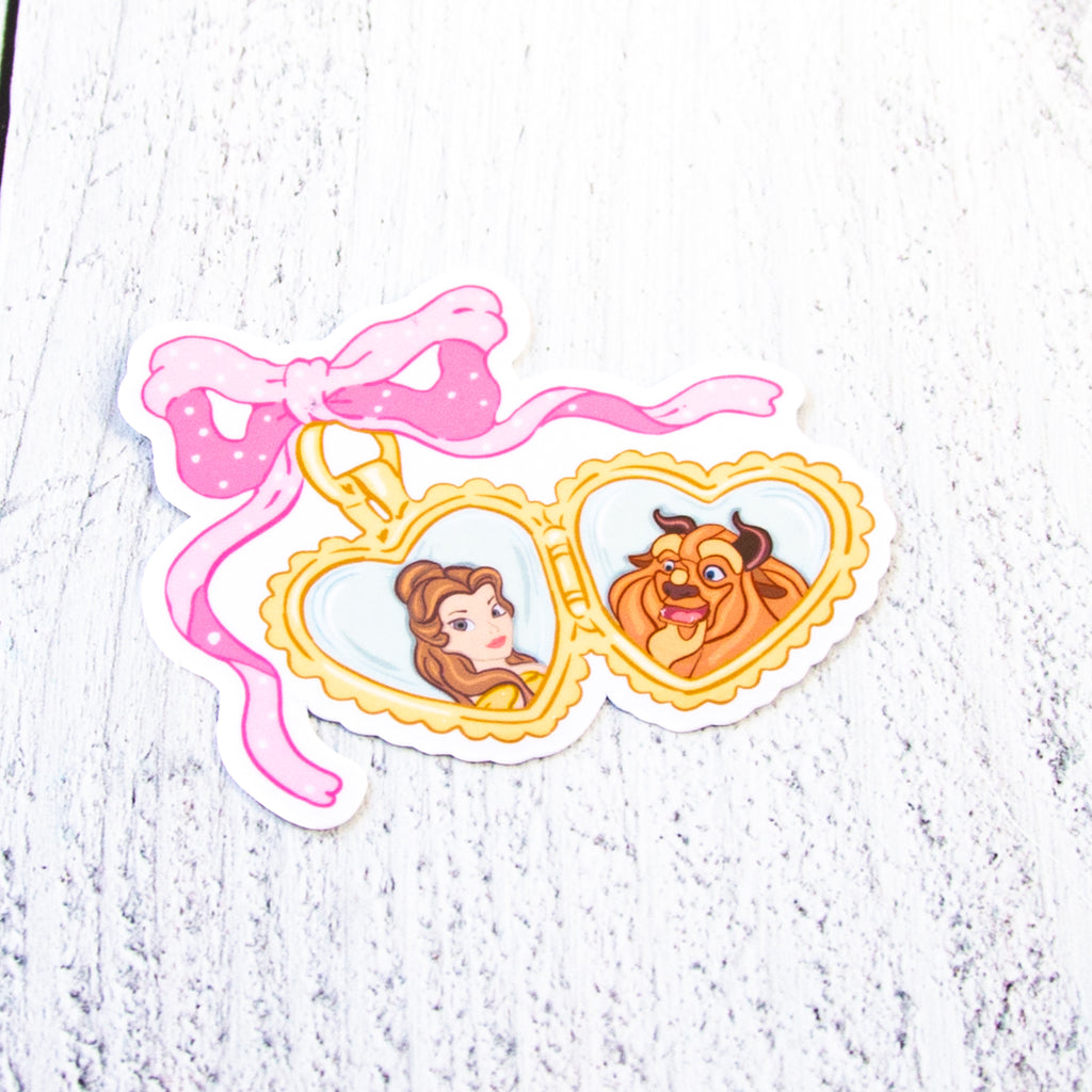 Enchanted Couple Locket Decal