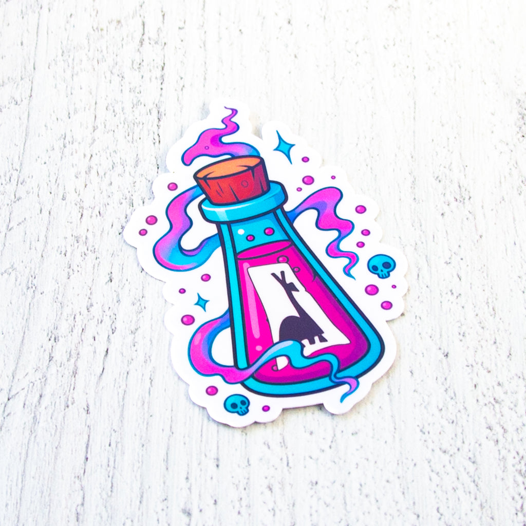 Poison Bottle Decal