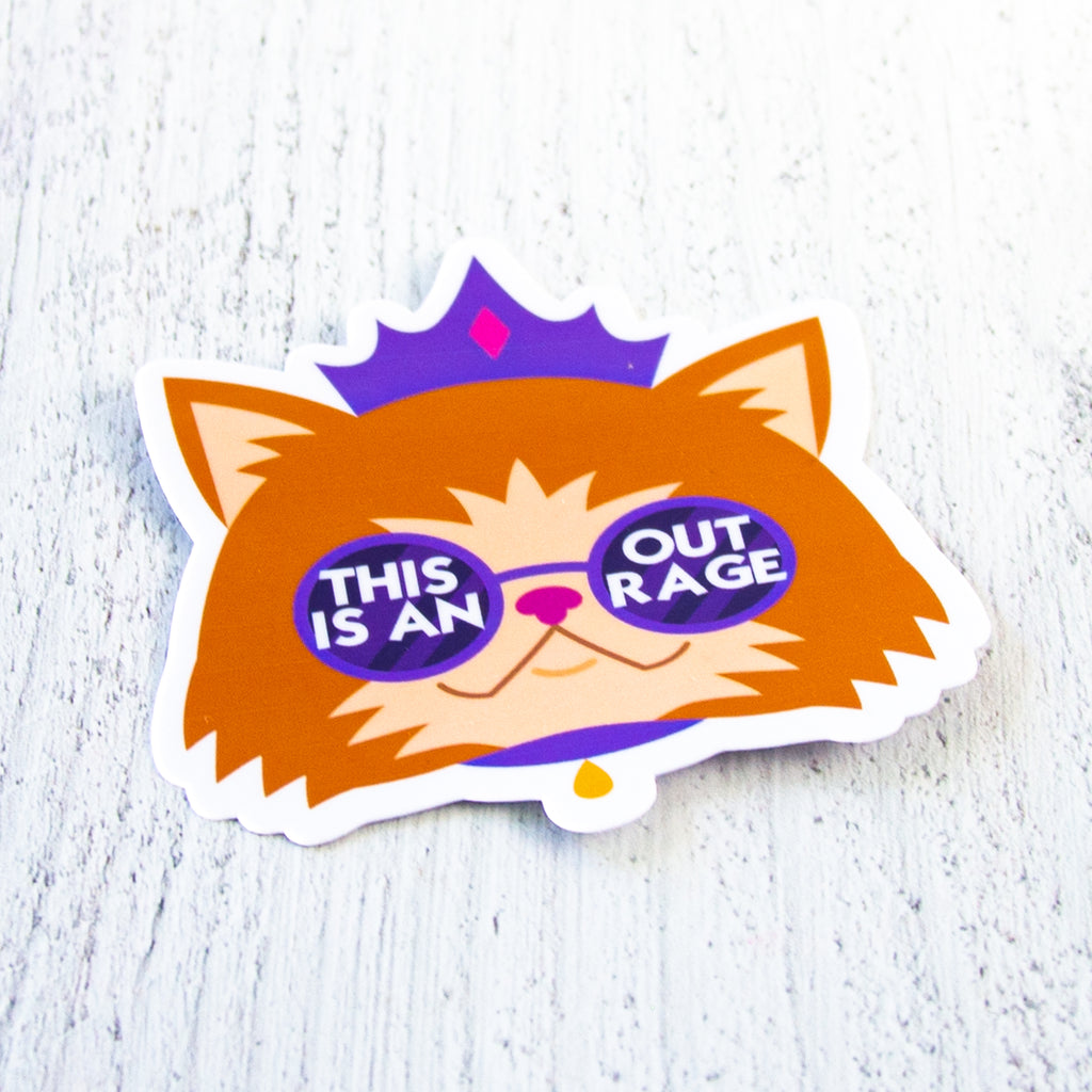 Princess Cat Decal