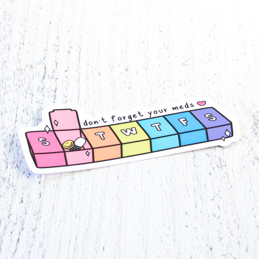 Don't Forget Your Meds Decal