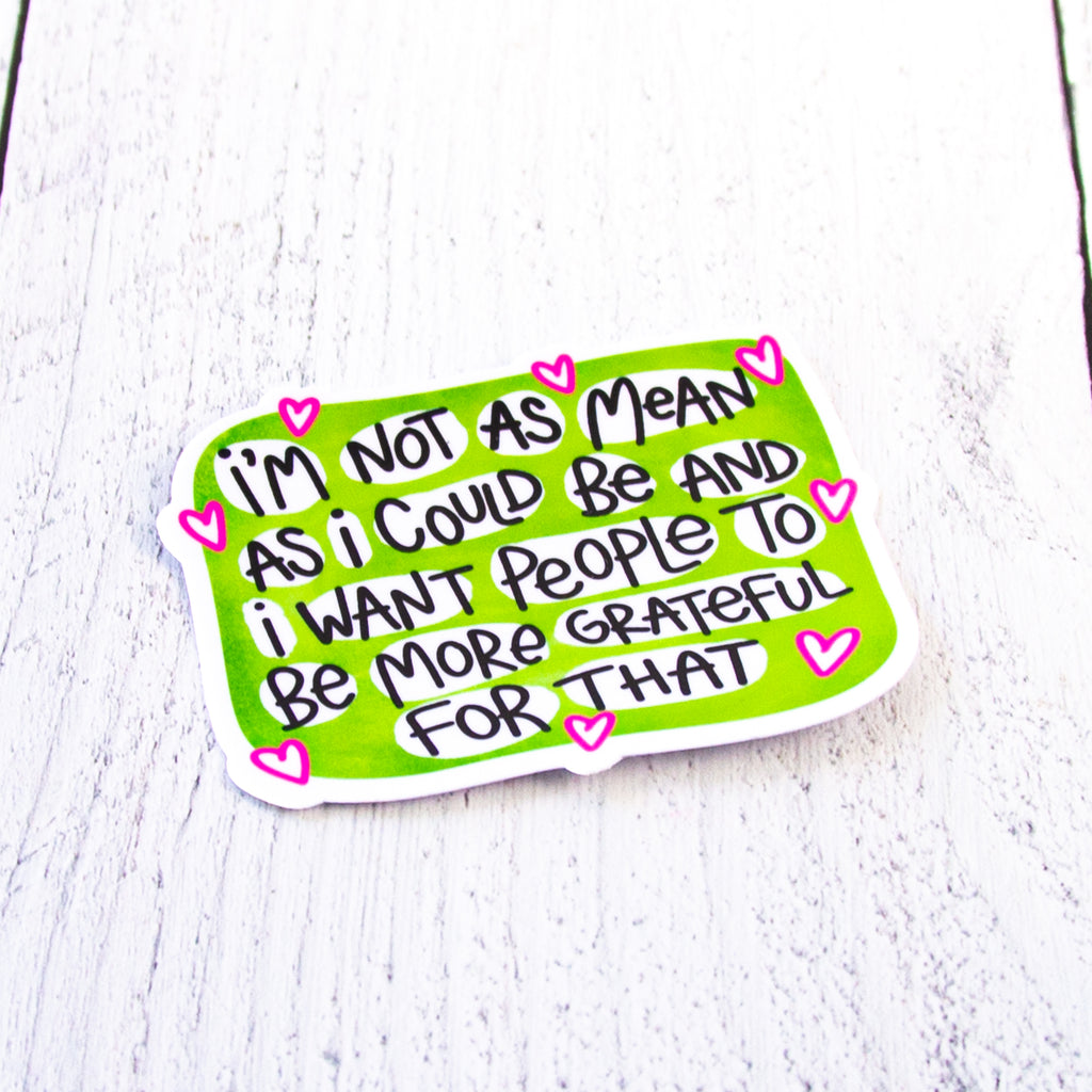 Meanie Decal