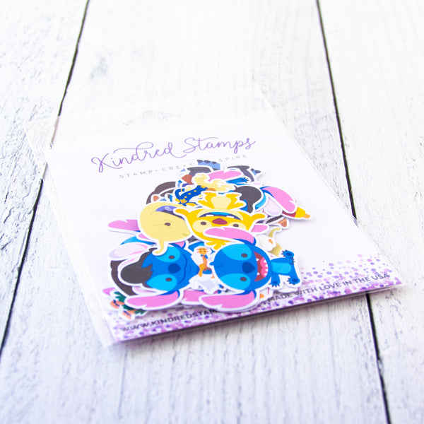 Ohana Colored Die Cut Ephemera