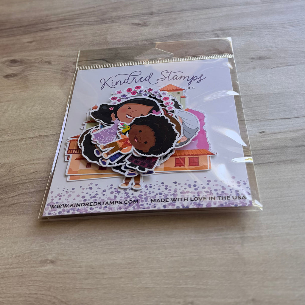 Casita Familia Die Cut Ephemera