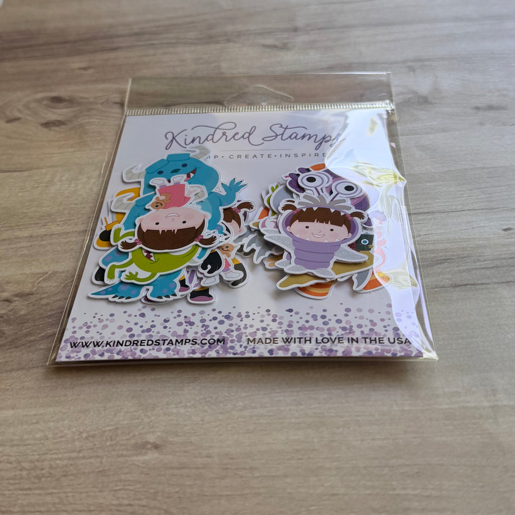 Work Monsters Die Cut Ephemera