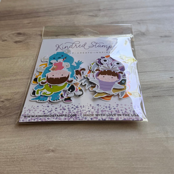 Work Monsters Die Cut Ephemera
