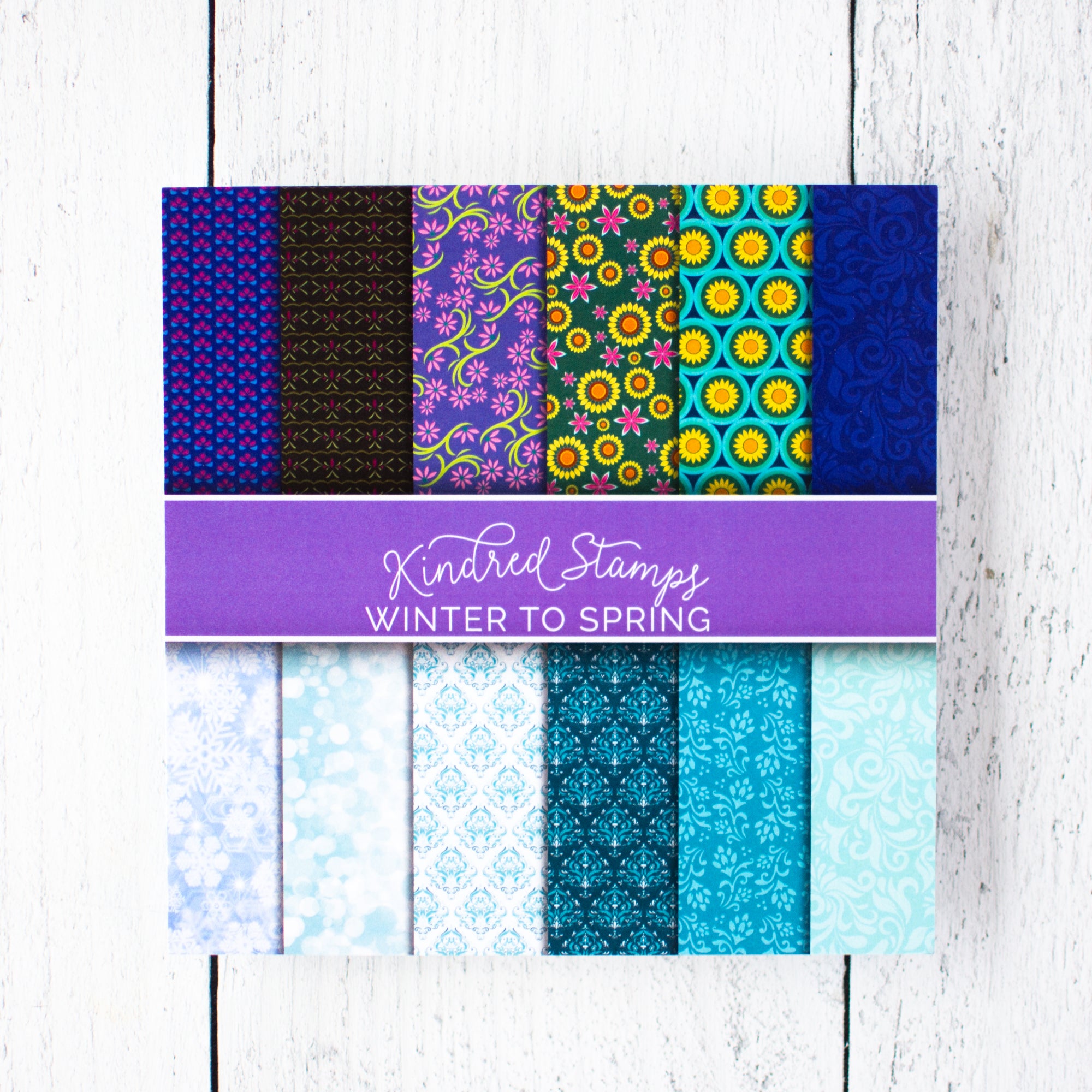 Winter/spring Paper Winter to Spring Paper Pack - Kindred Stamps