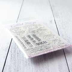 thumbnail image 2 of "Slay The Day" Wood Rubber Stamp - 2x2 Inch Craft Stamp For DIY Projects 2 of 13