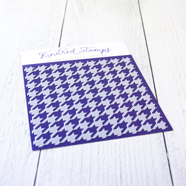 Houndstooth Stencil