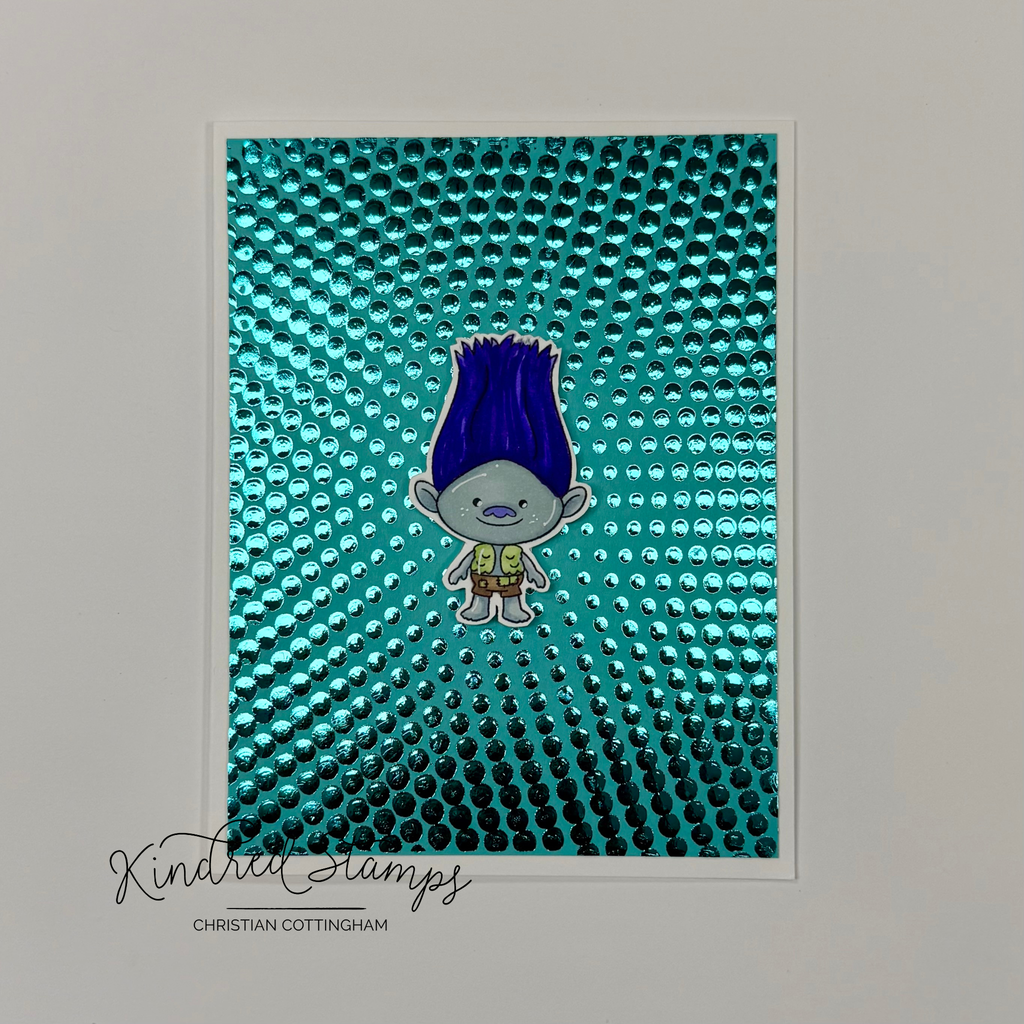 Halftone Circles Stencil
