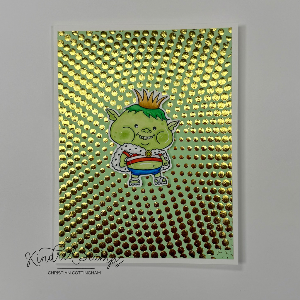 Halftone Circles Stencil