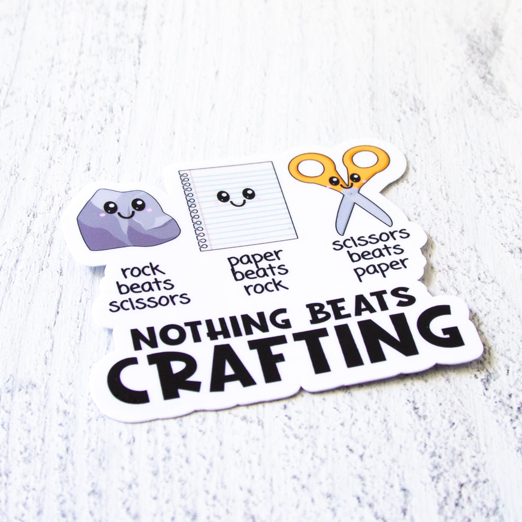Nothing Beats Crafting Decal