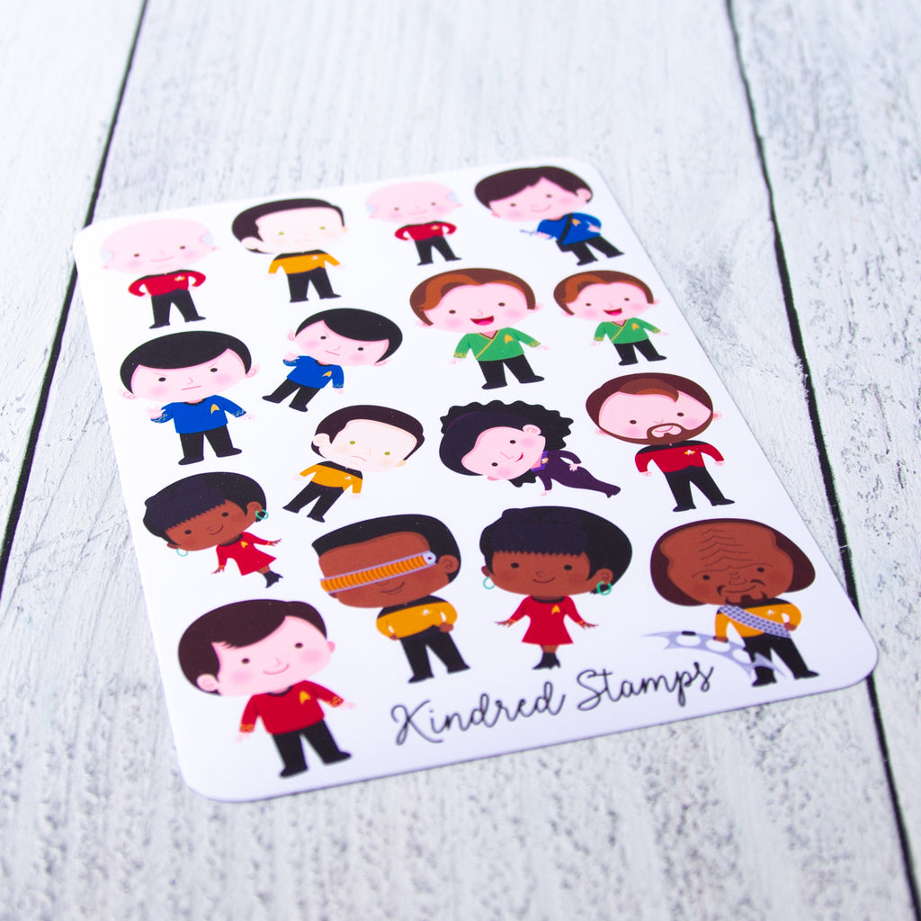 Space Explorers Sticker Sheet