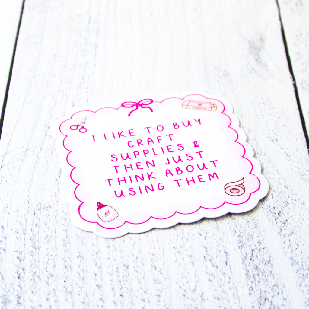 Craft Supplies Decal