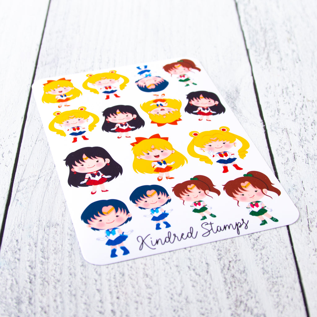 Planet Girls Sticker Sheet