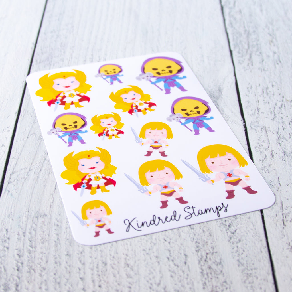 Power Siblings Sticker Sheet