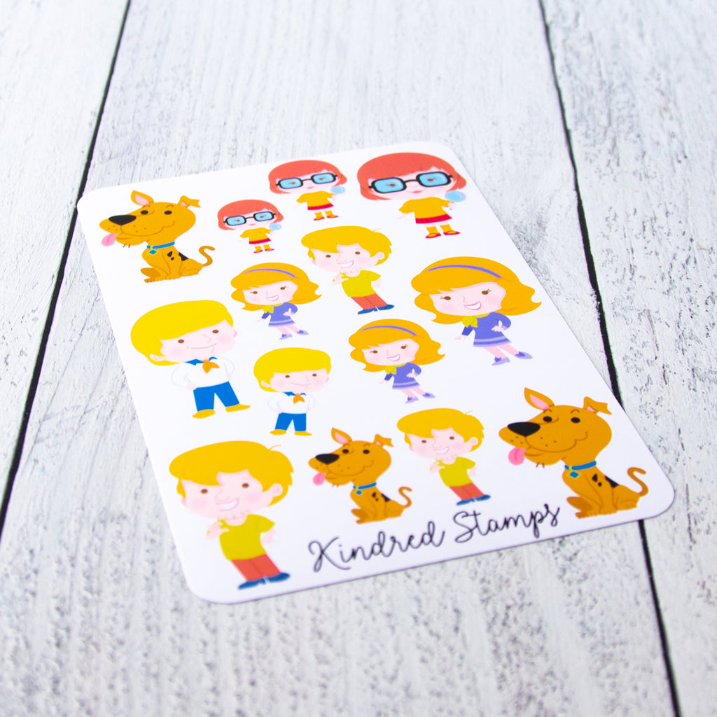 Teen Detectives Sticker Sheet
