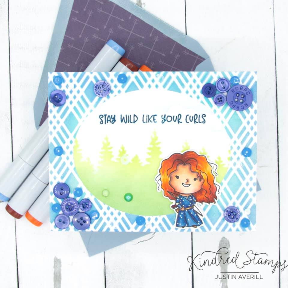 Skinny Plaid Stencil