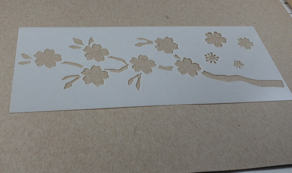 Cherry Blossom Slimline Stencil