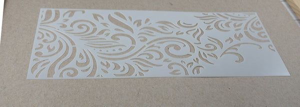 Floral Slimline Stencil