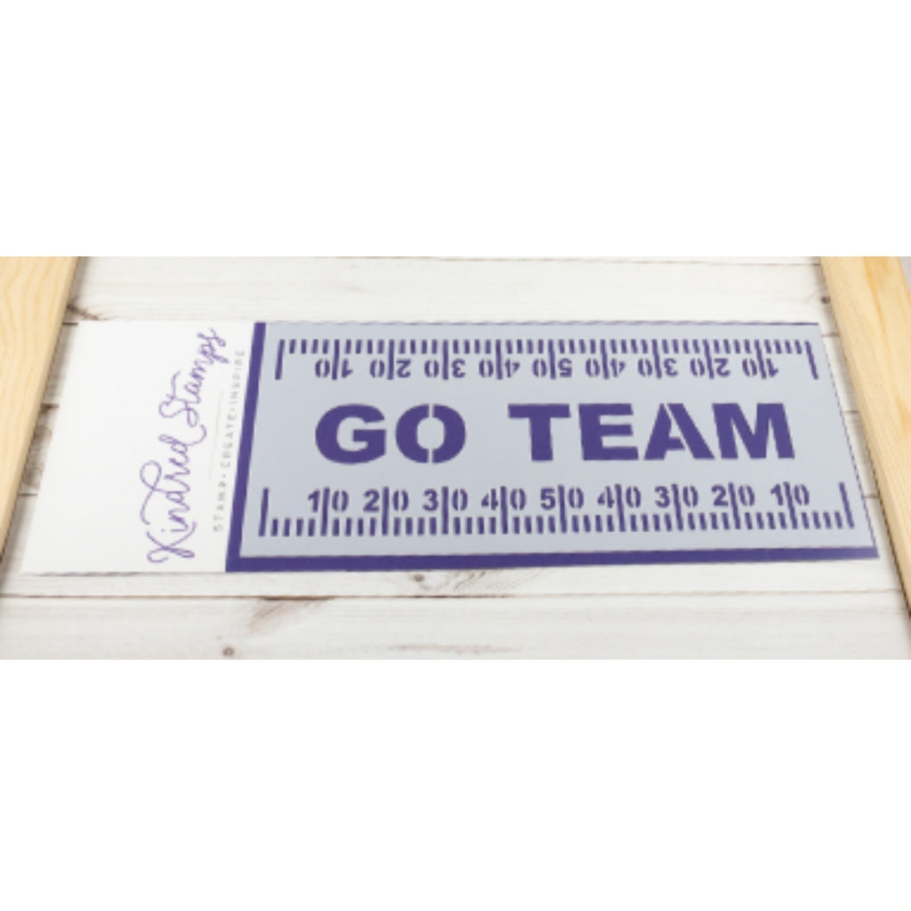 Football Field Slimline Stencil