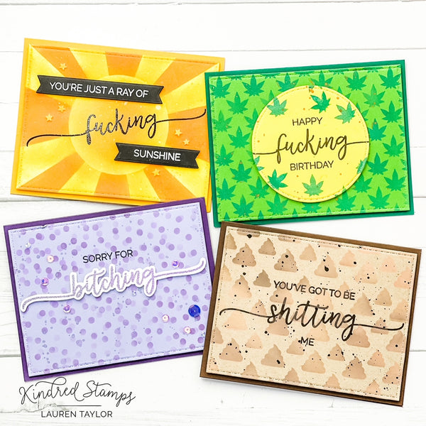 Cursive Curses - Kindred Stamps