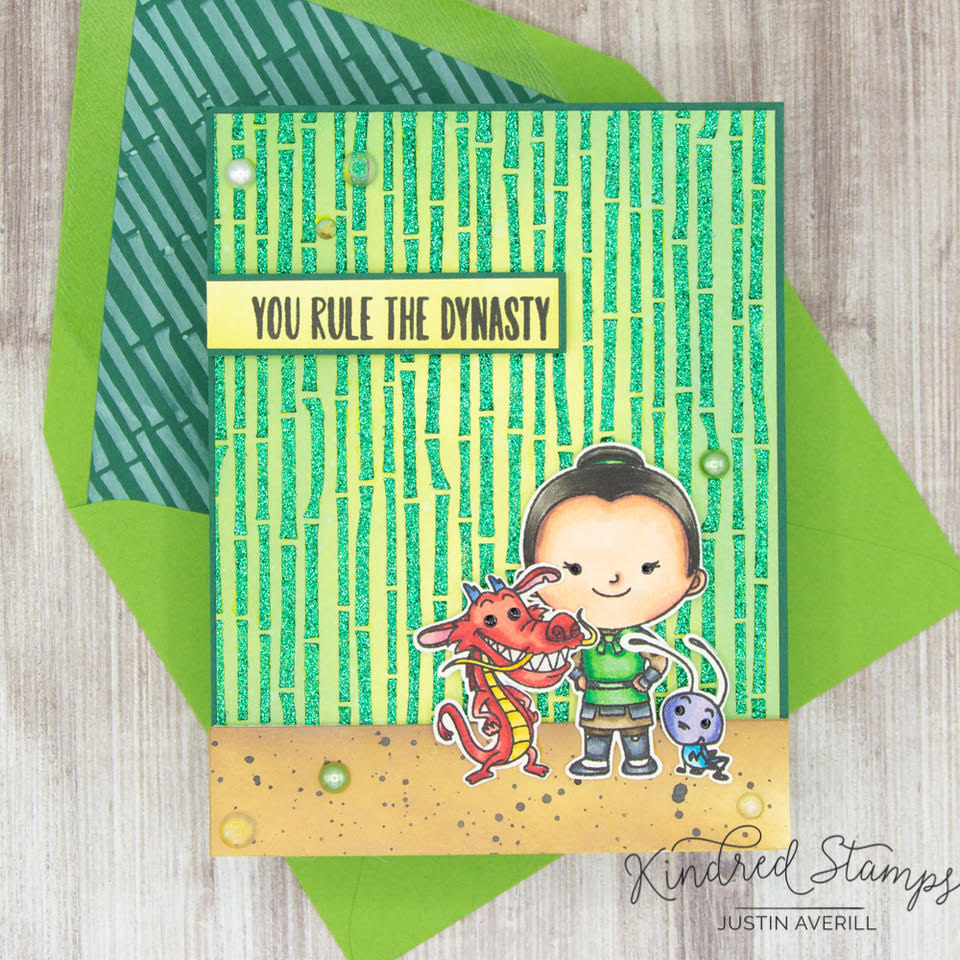 PRE-ORDER: Bamboo Shoots Stencil